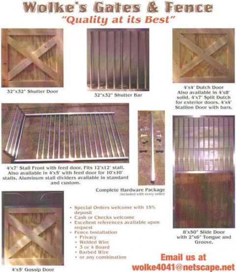 Visit Wolkes Gates and Fence Inc.