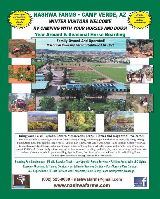 Visit Arizona Horse Private Boarding & RV Hookups & Trail Riding, Green Pastures