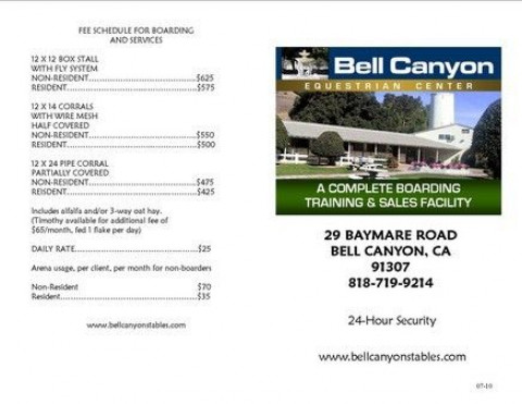 Visit Bell Canyon Equestrian Center