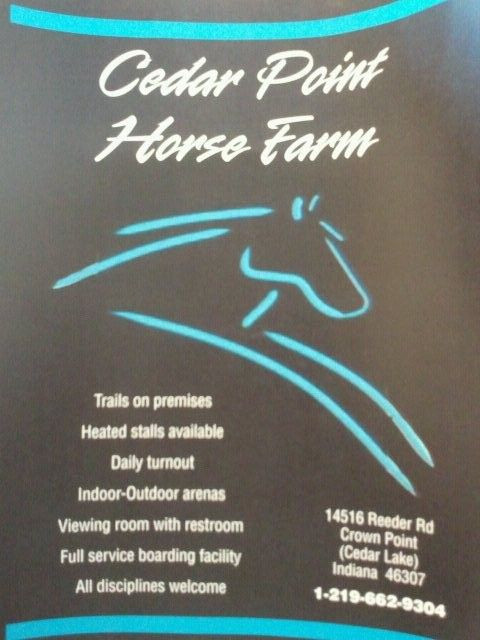 Visit Cedar Point Stables