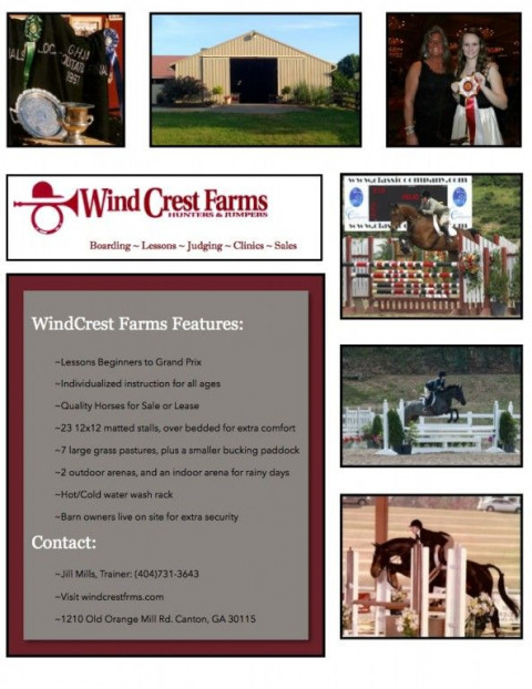 Visit Windcrest Farm- Jill Mills/Lori Postal