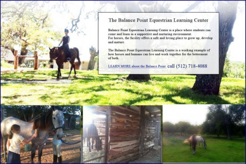Visit Balance Point Equestrian Learning Center
