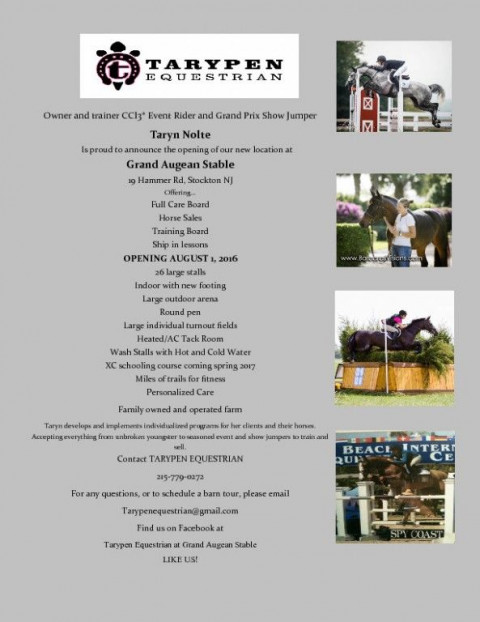 Visit Tarypen Equestrian at Grand Augean Stable