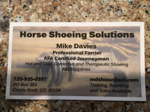 Visit Horseshoeing Solutions&Forge LLC