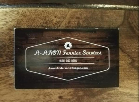 Visit A-Aron Farrier Services