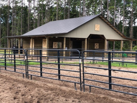 morton buildings custom home in ocala, florida. metal