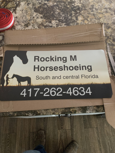 Visit Rocking M horseshoeing