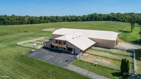 Visit 38 ACRE HORSE FARM, 14 STALLS, INDOOR & OUTDOOR ARENAS