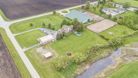 Visit 5 ACRE FARMETTE/HORSE PROPERTY; 2-STORY HOME, 18 STALLS, INDOOR & OUTDOOR ARENAS