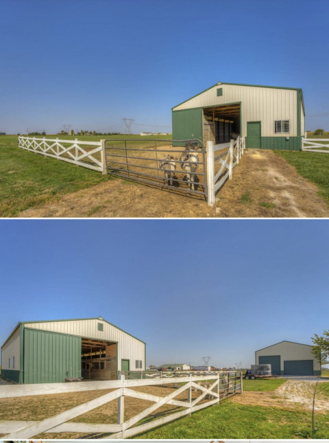 Visit Custom home on 10 acres-barn,building,pond