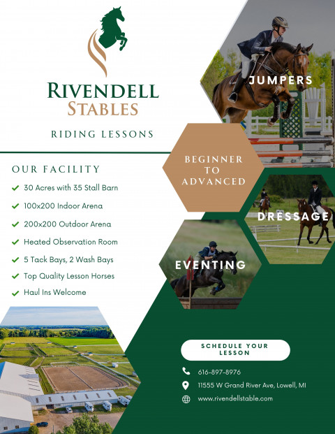 Visit Jumpers, Dressage and Eventing Lessons