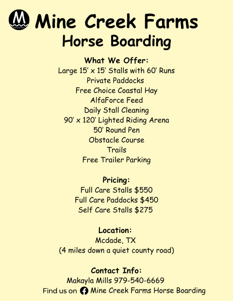 Visit Mine Creek Farms