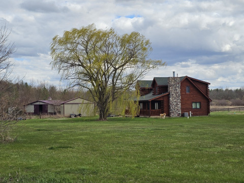 Visit Coming Soon - 10 Acres + Log Home & Outbuildings!
