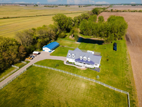 Visit 7.5 Acres with Home & Outbuilding!
