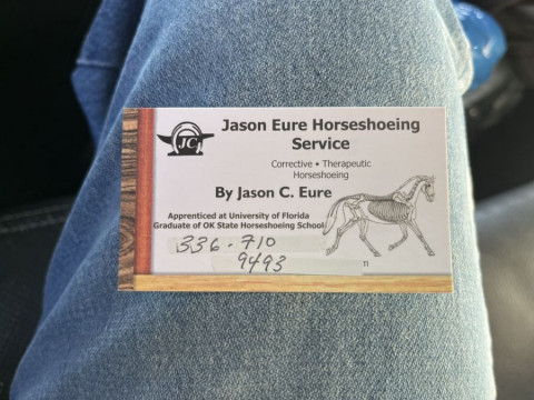 Visit Horseshoeing by Jason Eure